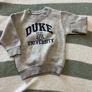 Gray Duke University Sweatshirt 12M